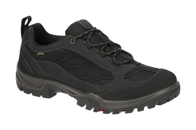 ECCO ECCO XPEDITION III DAMENSCHUHE - WANDER TREKKING SCHNÜR- HALBSCHUHE SCHWARZ