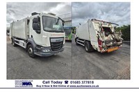 2017 - 66 - DAF LF 260 4X2 16 TON AUTO GARWOOD POWERPACT REFUSE C/W BIN LIFT