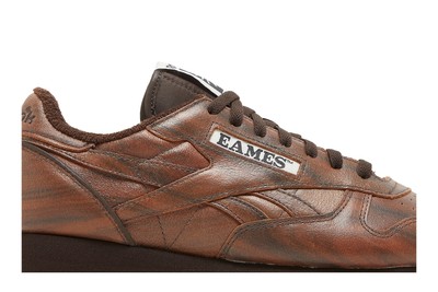 Pre-owned Reebok Eames Office X Classic Leather 'rosewood' Gy6391 Men's Shoes In Dark Brown/dark Brown/dark Brown