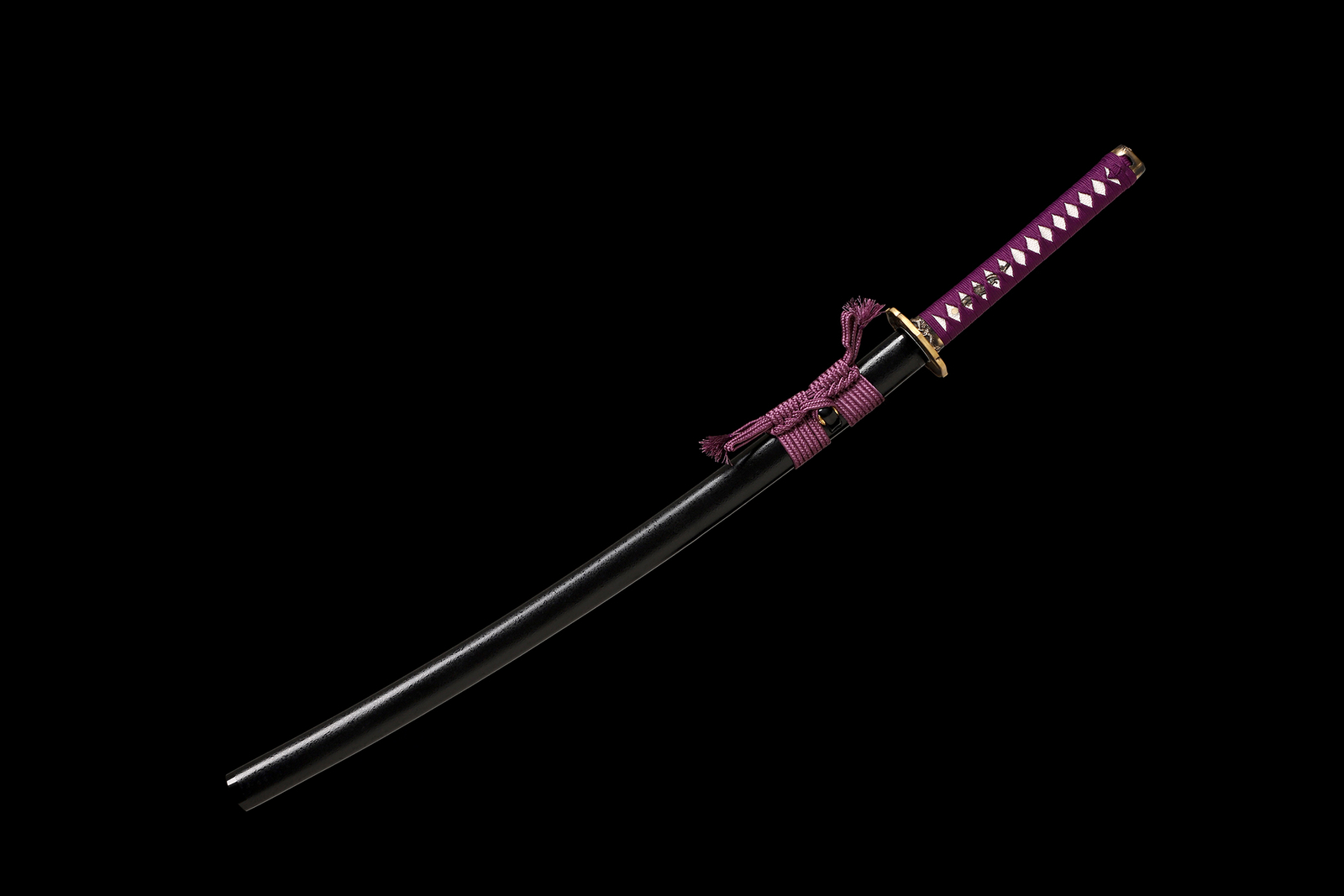 Handmade Clay Tempered T10 Steel Blade Real Hamon Japanese Sword Samurai Katana