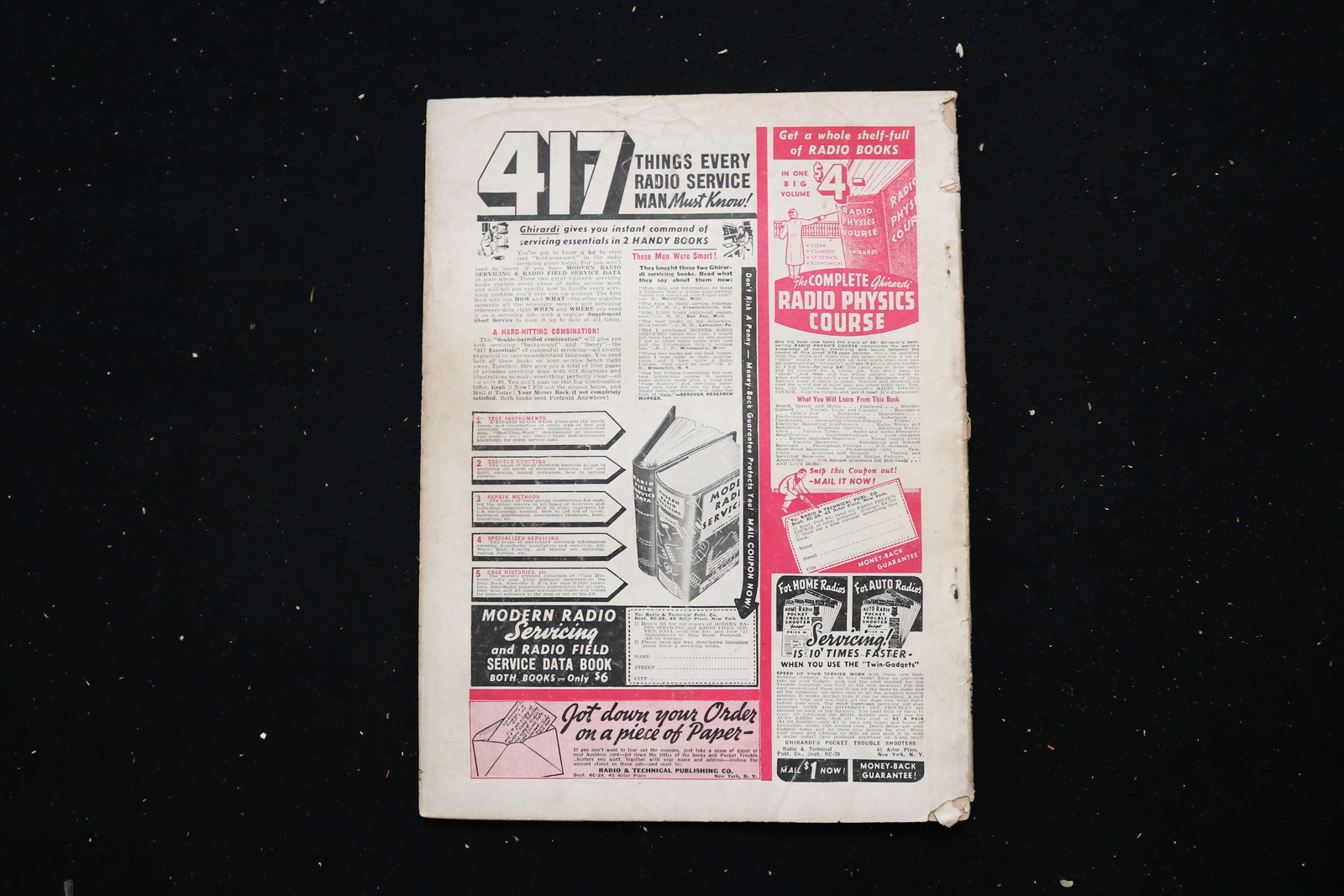 1938 FEBRUARY RADIO-CRAFT MAGAZINE - 60 TONS OF ANTENNA COVER - E 11191