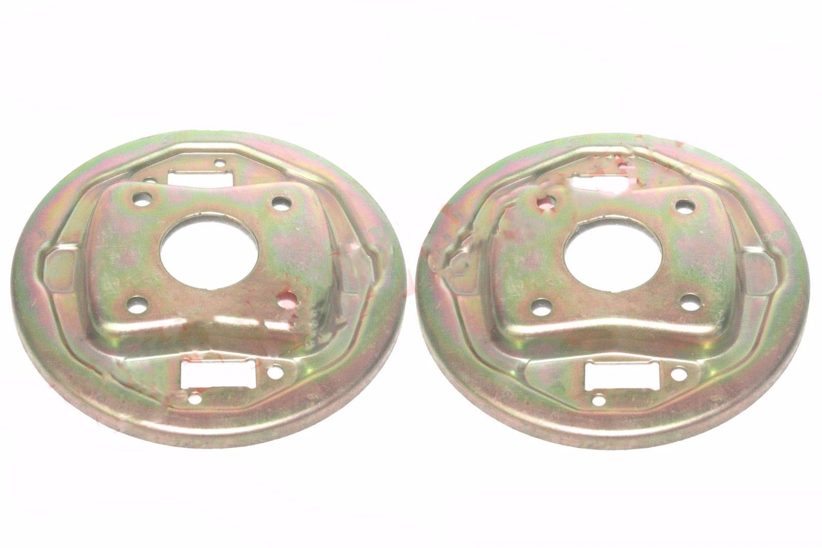 New Pair Morris Minor Cars Front  Brake Shoe Back Plate 2 Units 