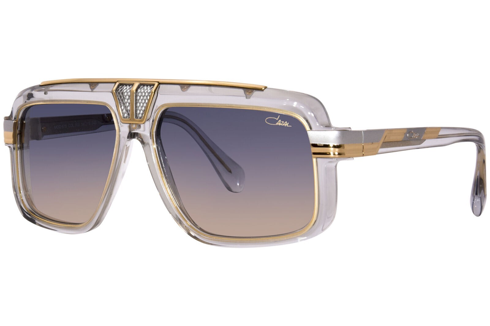 CAZAL LEGENDS MOD. 678 COL. 003 CRYSTAL GOLD SUNGLASSES MADE IN