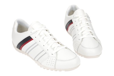 GEOX GEOX WELLS HERRENSCHUHE - SPORTLICHE HALBSCHUHE - SCHNÜRSCHUHE WEISS NEU