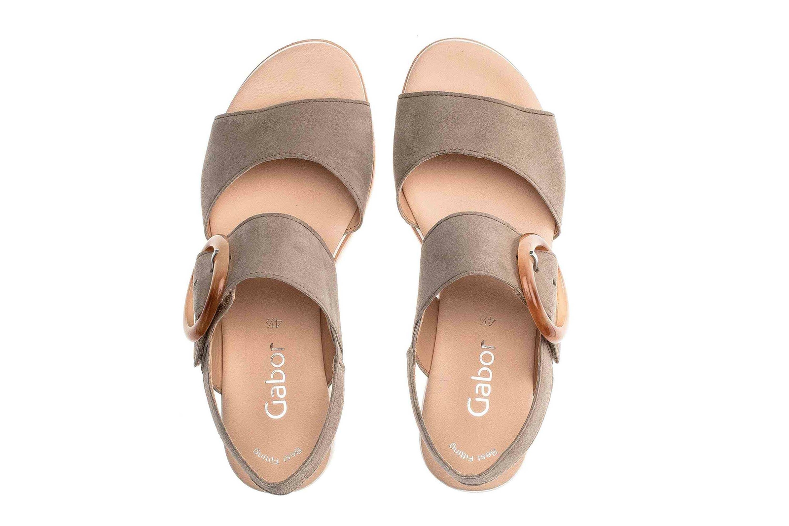 GABOR GABOR CASUAL SANDALETTEN IN ÜBERGRÖSSEN GRÜN 64.645.19 GROSSE DAMENSCHUHE