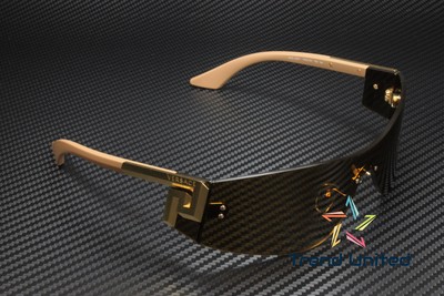 VERSACE VERSACE VE2241 100263 BRONZE DARK BRONZE 43 MM MEN'S SUNGLASSES