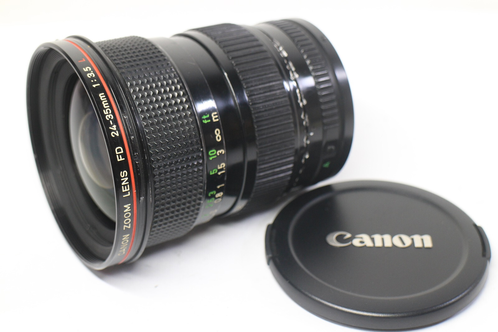 AS IS Canon NFD New FD 24-35mm F/3.5 L MF Wide Angle Zoom Lens