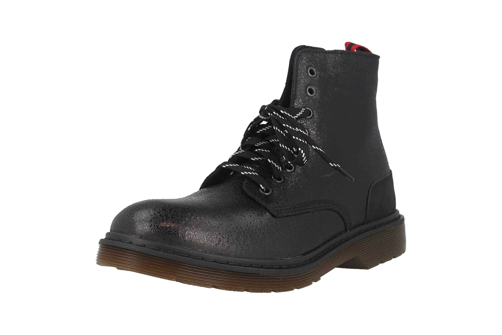 MANITU MANITU STIEFELETTEN 962044-1 DAMENSCHUHE ÜBERGRÖSSEN SCHWARZ