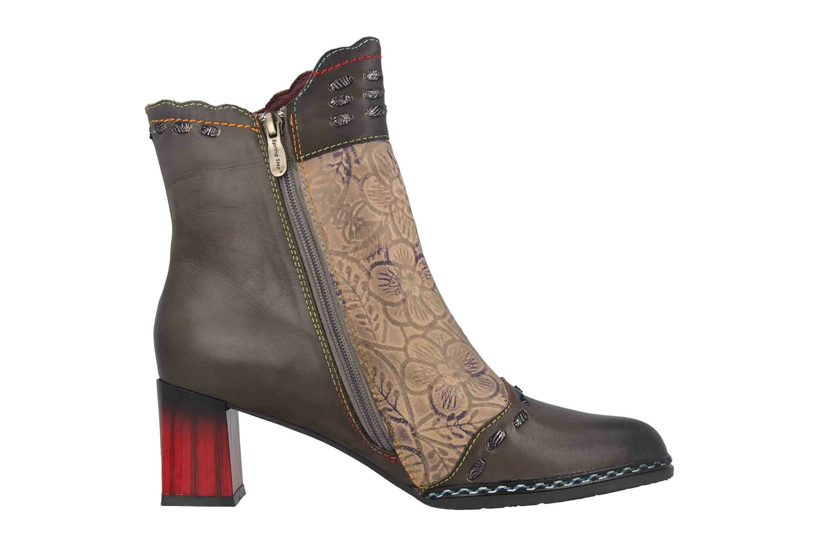 SPRING FOOTWEAR SPRING FOOTWEAR STIEFEL STRIOLLE DAMENSCHUHE ÜBERGRÖSSEN GRAU