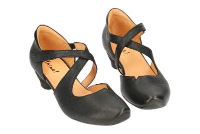 THINK THINK SCHUHE AIDA SCHWARZ DAMENSCHUHE RIEMCHEN PUMPS 3-000209-0000 NEU