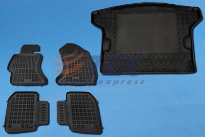 Premium Gummi Kofferraumwanne mit Organizer für Subaru XV 2011-2018