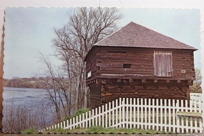 Maine ME Fort Halifax Sebasticook River Postcard Old Vintage Card View Standard