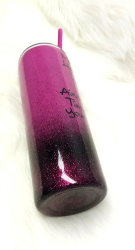 Free shipping! Lama - Mama llama ain't got time for your drama pink glitter cup