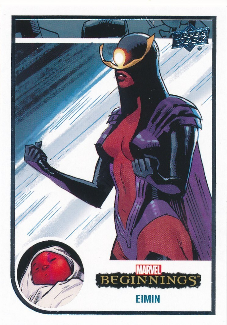 イマンヴェラーニ サイン オート upper deck marvelカマラカーン KAREN GILLAN AS NEBULA 2022 UPPER DECK MARVEL ALLURE RED