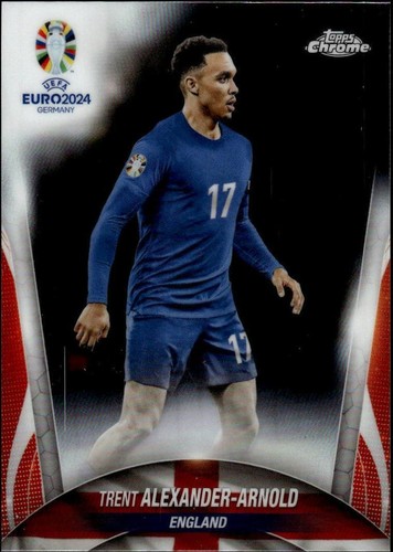 2024 Topps Chrome UEFA Euro Trent Alexander-Arnold Orange