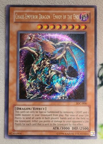 Chaos Emperor Dragon Envoy of the End IOC-000 Secret Rare Chaos Emperor Dragon Envoy of the End IOC-000 Secret Rare