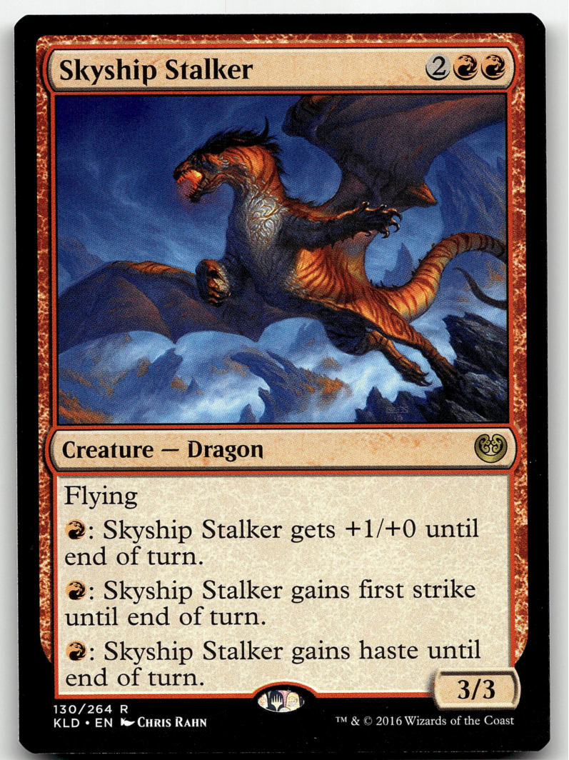 Skyship Stalker 2x FOIL KLD MTG Kaladesh Rare MINT red Skyship Stalker 2x FOIL KLD MTG Kaladesh Rare MINT red