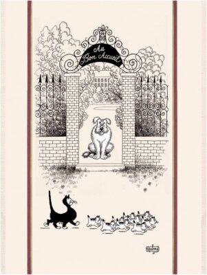 Torchons & Bouchons, Dubout, Au Bon Accueil (Cat & Dog Welcome Reception!)...