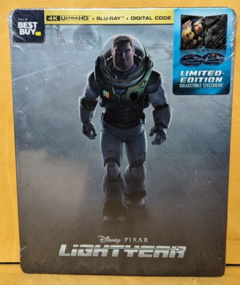 Disney Pixar Lightyear [4K Ultra HD+BluRay+Digital] STEELBOOK! BRAND NEW!