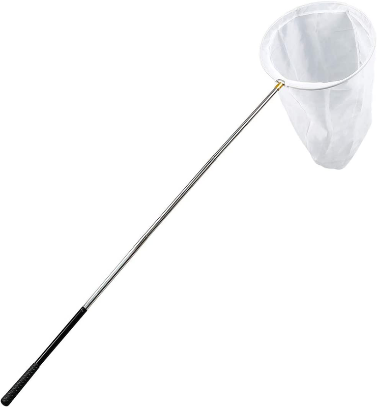Professional Insect and Butterfly Net with 14 Ring 26 Net Depth 59 Telescop