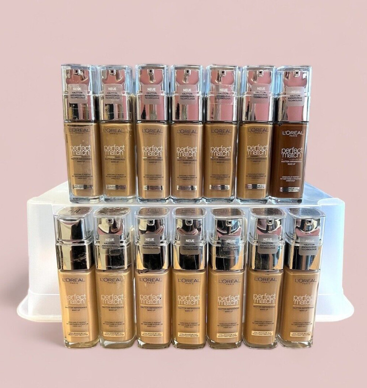 Loreal Paris Perfect Match Foundation - Make Up Farbwahl Je 30 Ml Neu