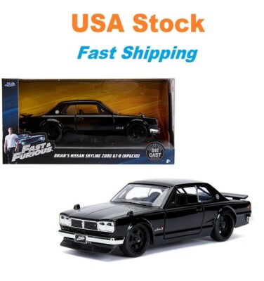 Fast And Furious Brian's Nissan Skyline 2000 GT-R (KPGC10) Jada Diecast 5'', 1:32