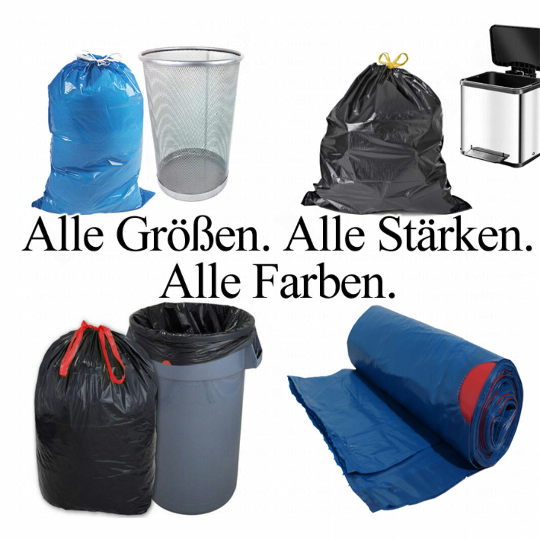 Müllsack mit Zugband.Müllbeutel Zugband.Abfallsack Zugband. 60l-35l. Sack.Säcke.