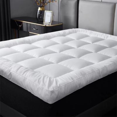 4 Inch Thick Super Soft Mattress Topper Hypoallergenic Comfy Deep Fill