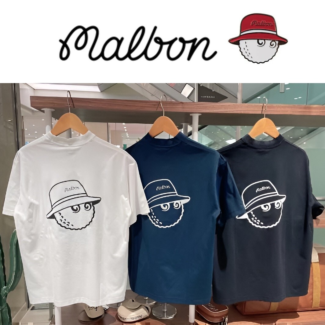Tシャツ・カットソー Malbon Golf MALBON X COCACOLA Logo T-Shirt WHITE M4311LRS01W Funny Malbon Golf Malbon X Coca Cola Special Delivery T