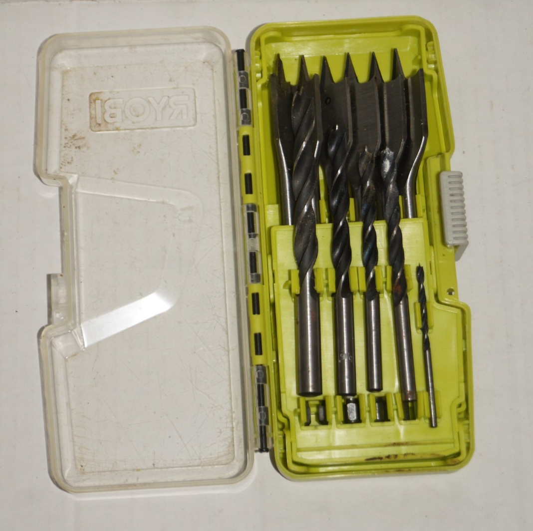 RYOBI  10PC Wood Drill Bit Set