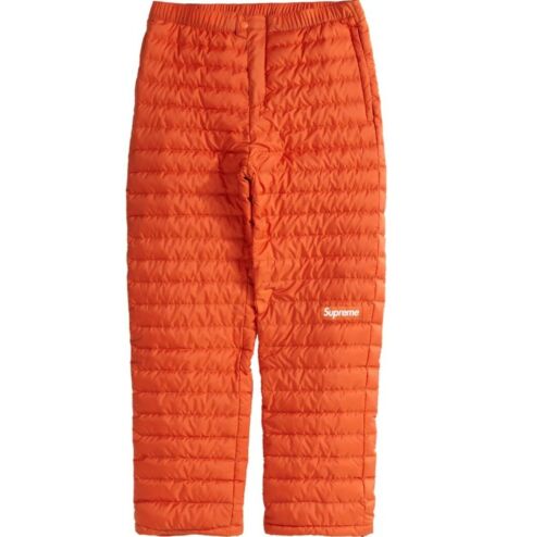 NEW Supreme Micro Down Pant Dark Orange Red L Large Winter NEW Supreme Micro Down Pant Dark Orange Red L Large Winter