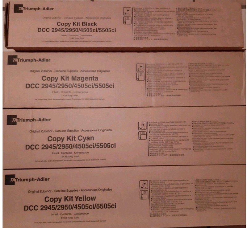 Original Toner Triumph Adler Dcc 2945 2950 4505 5505 Ci / Utax Cdc 1945 1950 Ovp