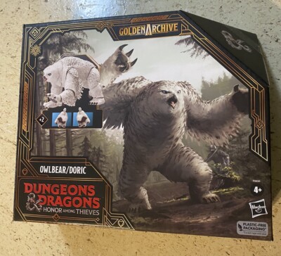 Dungeons & Dragons Honor Among Thieves Golden Archive Owlbear Doric Figure New