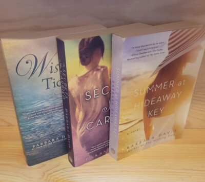 Summer at Hideaway Key-Secrets She Carried-Wishing Tide-Barbara Davis lot of 3