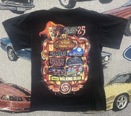 2015 Halloween Horror Nights T-Shirt Men Small Black AMC