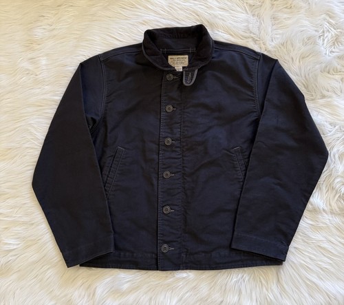RRL Double RL Ralph Lauren Cotton Deck Jacket Dark Navy