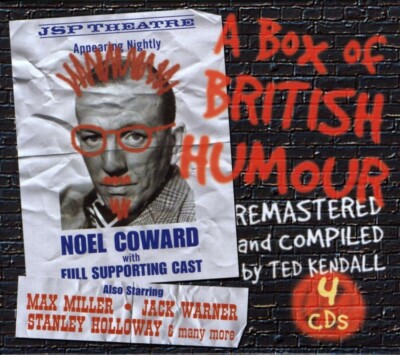 A Box Of British Humour 4-CD NEW The Best Vintage Comedy Noel Coward/Max Miller