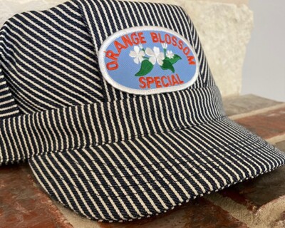 Engineer/Conductor Cap/Hat-Orange Blossom Special -adjustable-Adult or Child