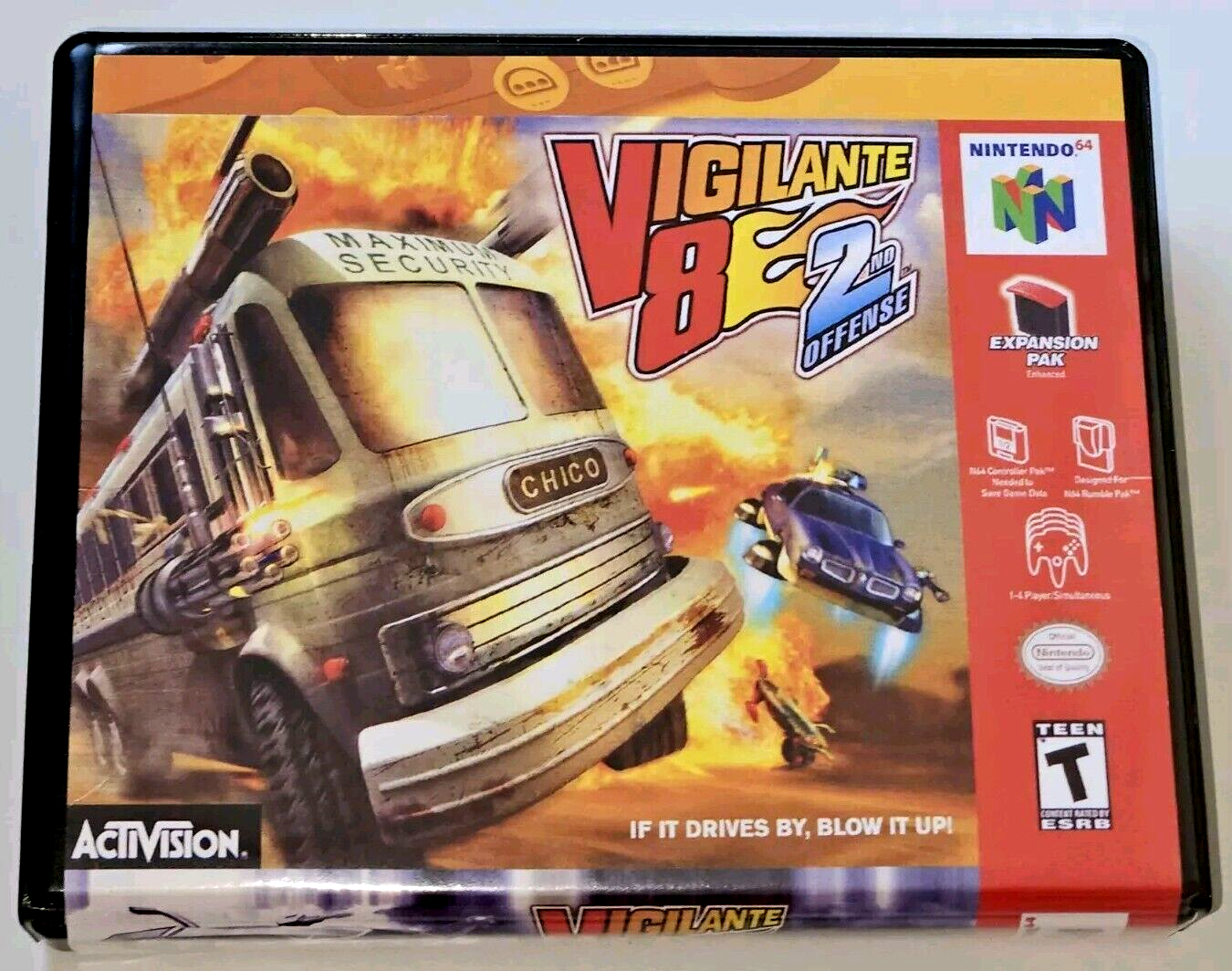Vigilante 8 2nd Offense CASE ONLY Nintendo 64 N64 Box ANY 4+ 20