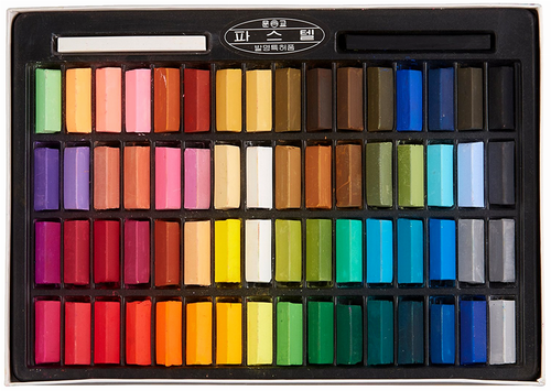mungyo soft pastel chalk non toxic pack 64 assorted colors paint