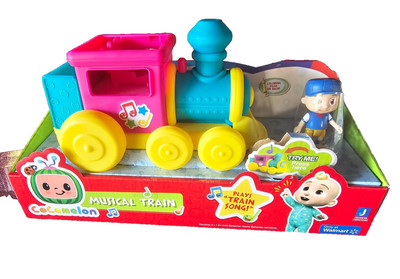    COCOMELON Feature Musical Train and Conductor JJ Plays Songs and Sounds