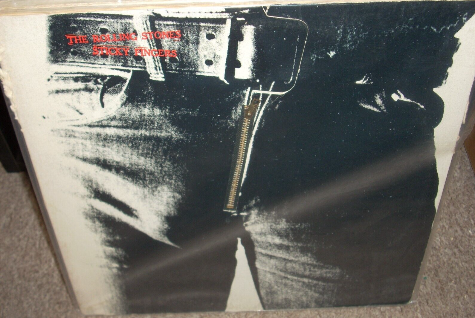 ROLLING STONES / WARHOL sticky fingers ( rock ) working