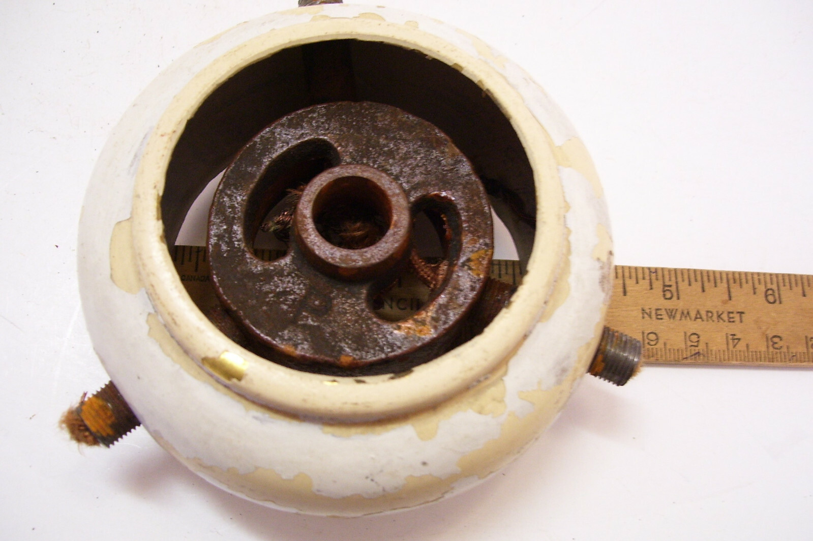 Vintage Brass Lamp Triple Cluster Part - Lighting Repair