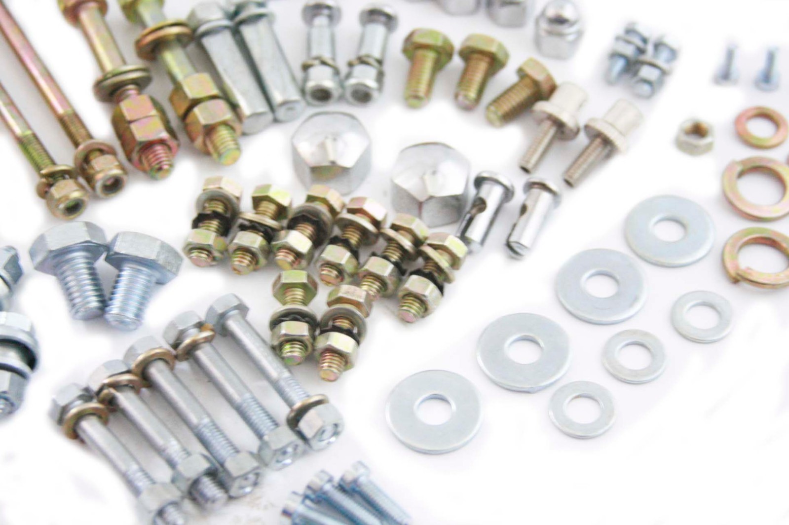 Complete Body Chassis Nut Bolts Washer Fixing Kit For Luna TFR Moped  