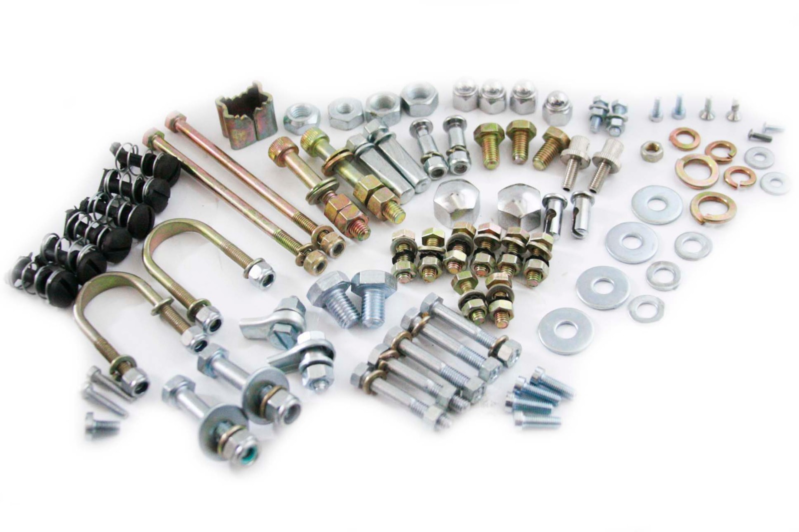 Complete Body Chassis Nut Bolts Washer Fixing Kit For Luna TFR Moped  