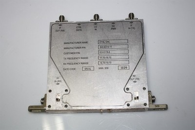2X Eyal Gal RF Microwave Transceiver 17.7 -19.7GHz RX TX SMA ED-0178-6