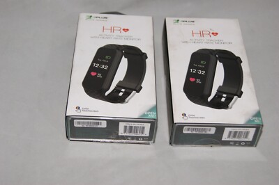 (2) units 3PLUS ELITE Series HR Activity Tracker+Heart Rate Monitor Touchscreen