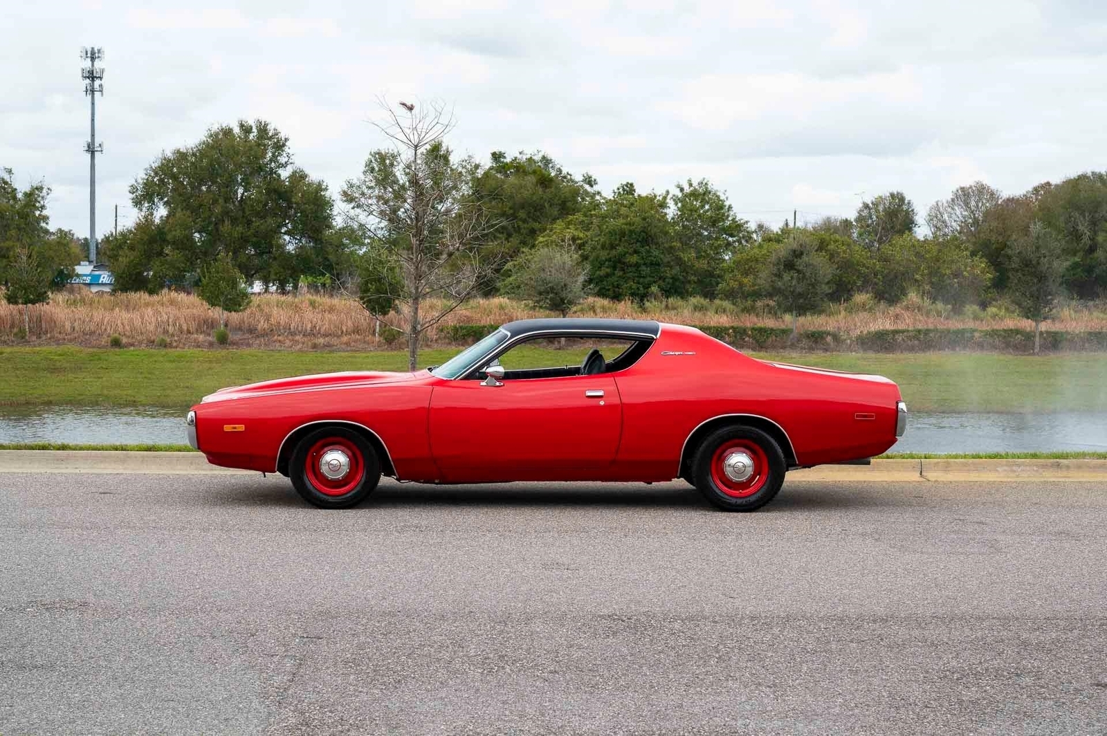 Owner 1972 Dodge Charger  Restored Red