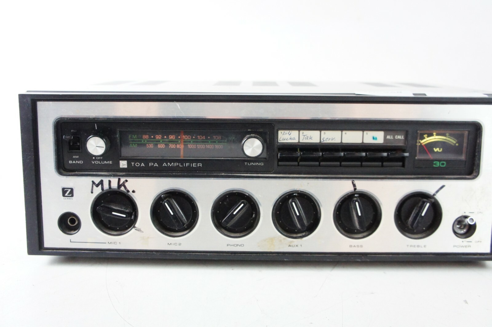 TOA PA AMPLIFIER TA-30Z TOA PA AMPLIFIER TA-30Z
