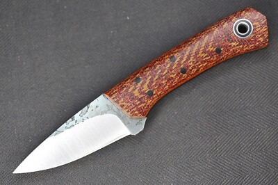 Fiddleback Forge 3 Finger Karda Andy Roy .13'' A2, Professor-in-a-Blender Burlap